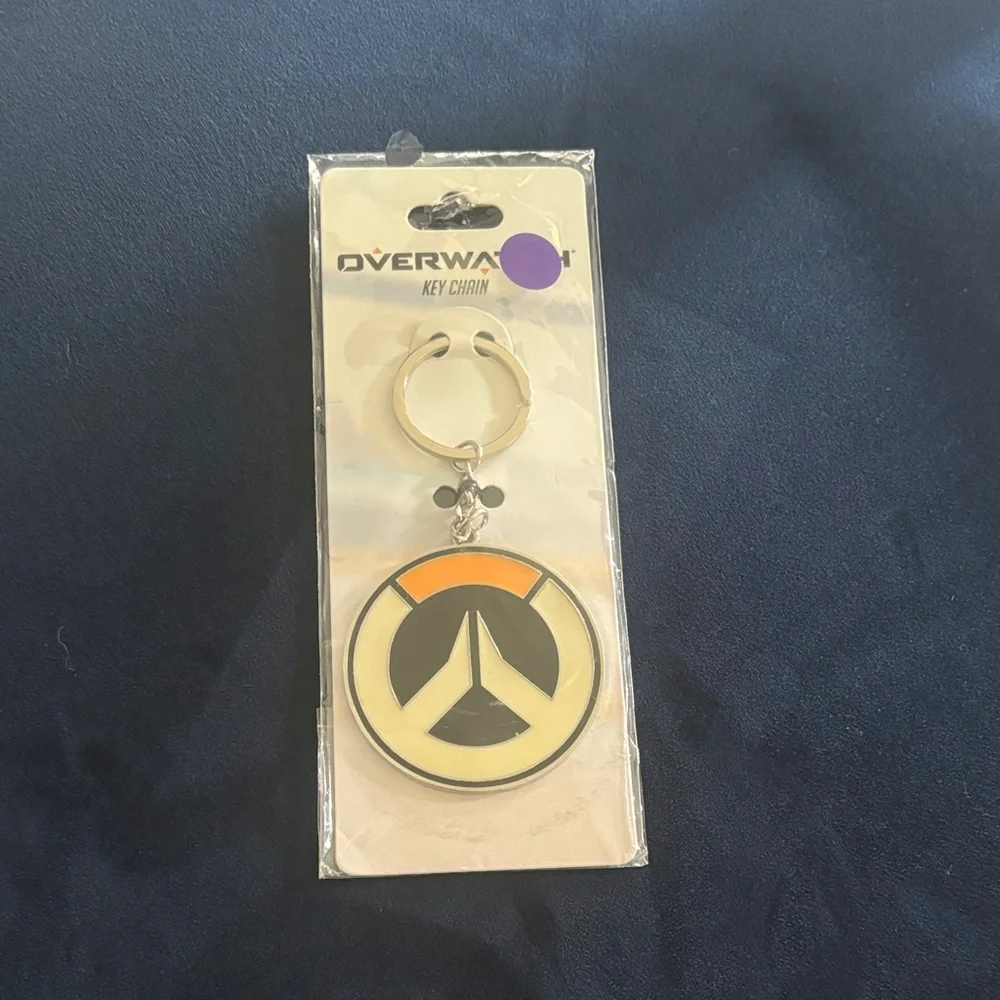 Key Chain - Black, Orange, and Cream